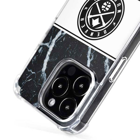 NBA Denver Nuggets Marble iPhone 15 Pro MagSafe Case